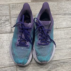 Hoka Women's Teal and Purple Shoes